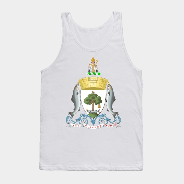 Glasgow Coat of Arms Tank Top by Bugsponge